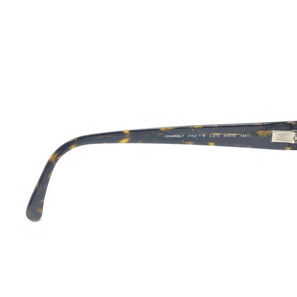 Chanel 2152-T-B c. 275 Dark Brown Rectangle Eyeglasses Frames 54-16 135 Italy - Picture 10 of 12